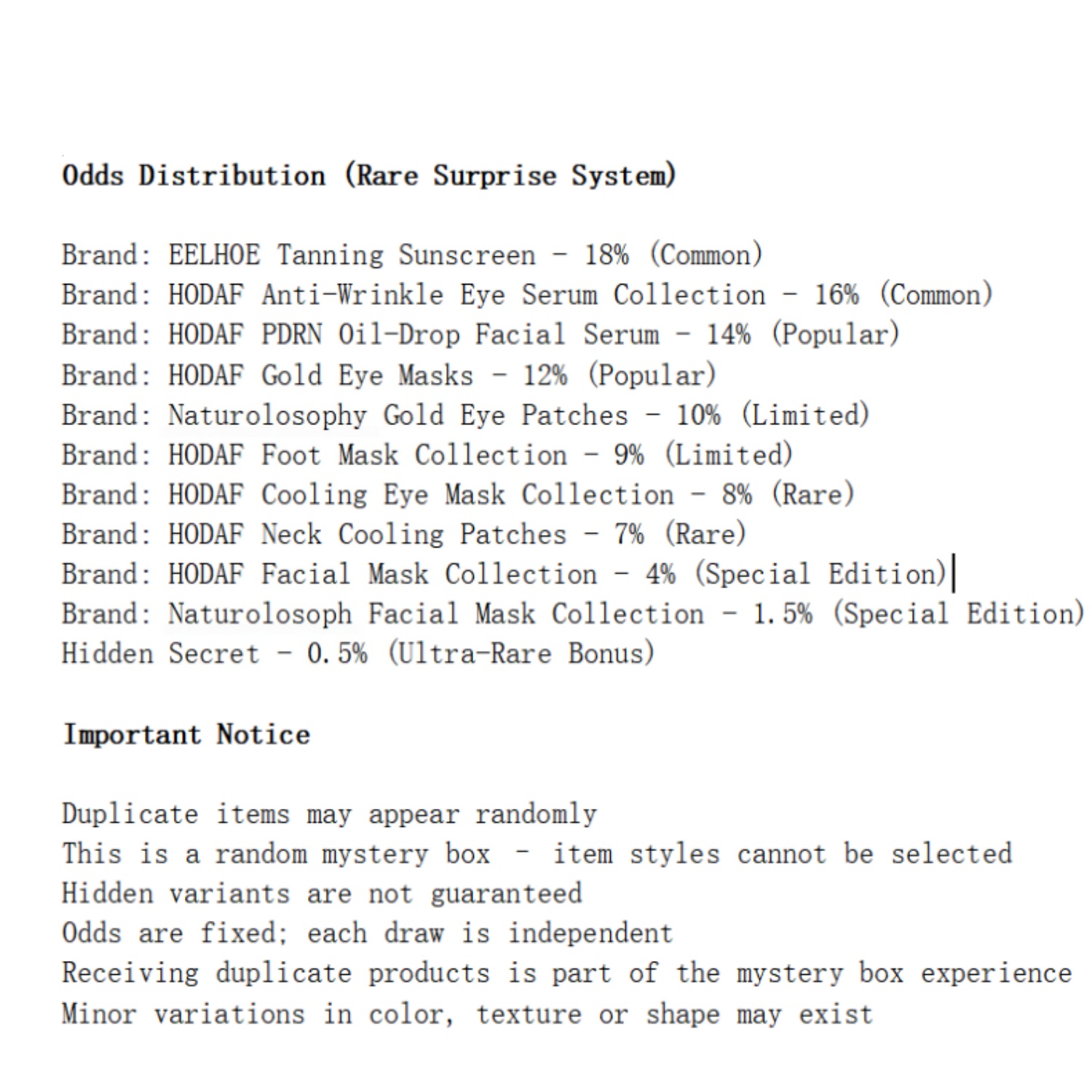 1. Случайный товар для ухода з – обзор и цена Luxury Skincare Shop
